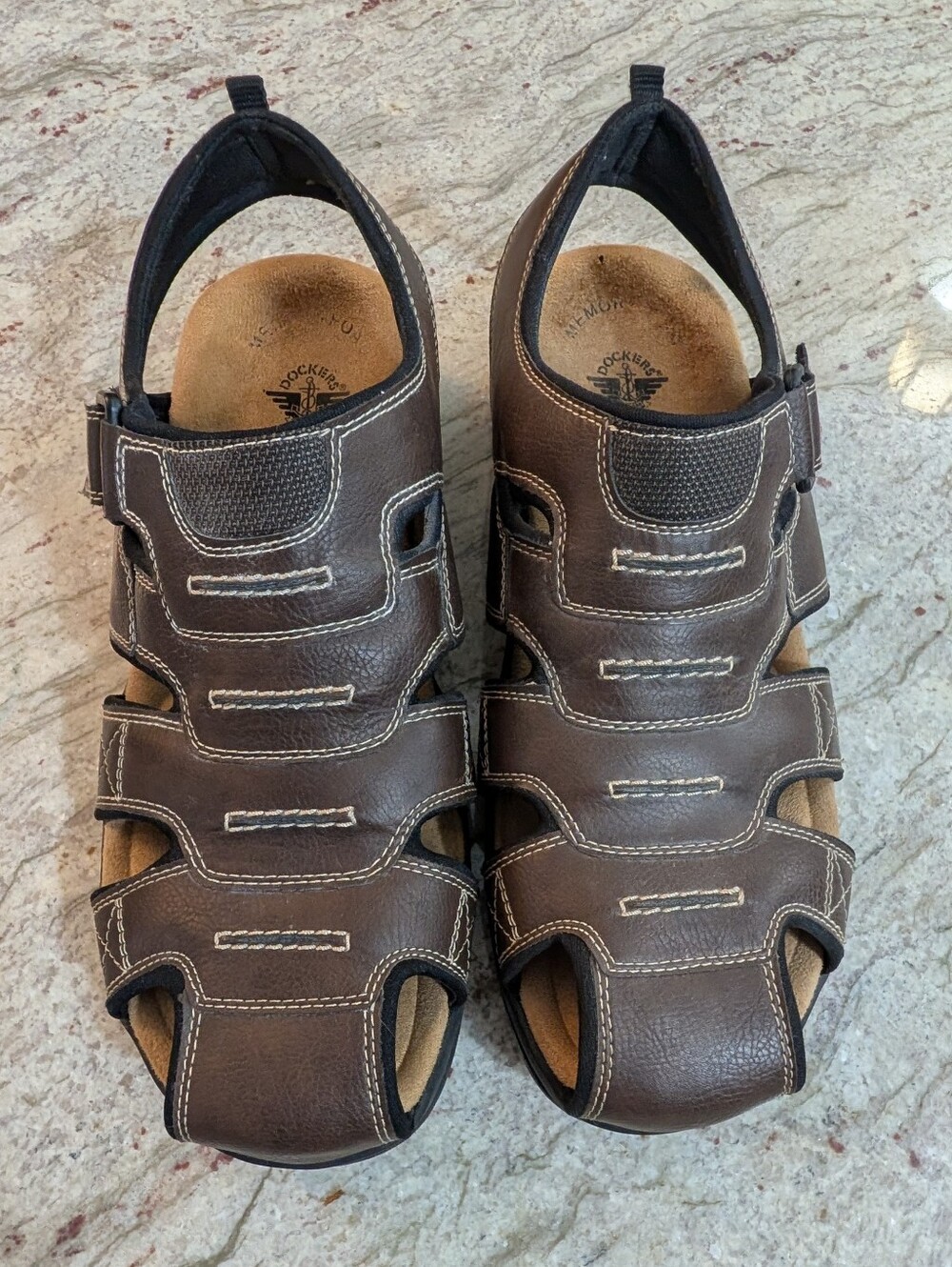 Dockers Men's Size 13M Casual Comfort Outdoor Sport Fisherman Sandal Shoe Foam